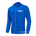 Fashion blangko zipper hoodie unisex